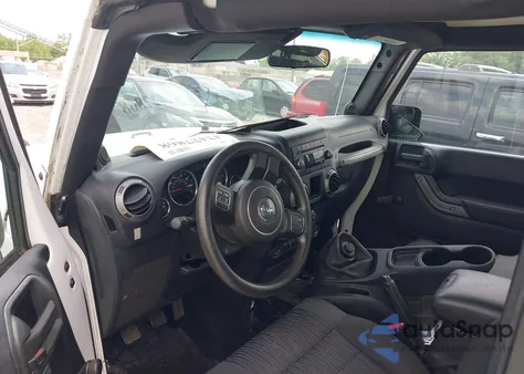 2012 Jeep Wrangler Sport из США, поврежденный, VIN 1C4AJWAG3CL230795